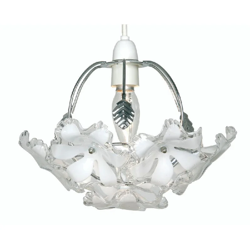 Bohemian Inspired Floor Lamp for Eclectic Home DecorAbeba Small Acrylic Flower & Chrome Easy Fit Ceiling Lamp Shade Bohemian Inspired Floor Lamp for Eclectic Home DecorAbeba Small Acrylic Flower & Chrome Easy Fit Ceiling Lamp Shade