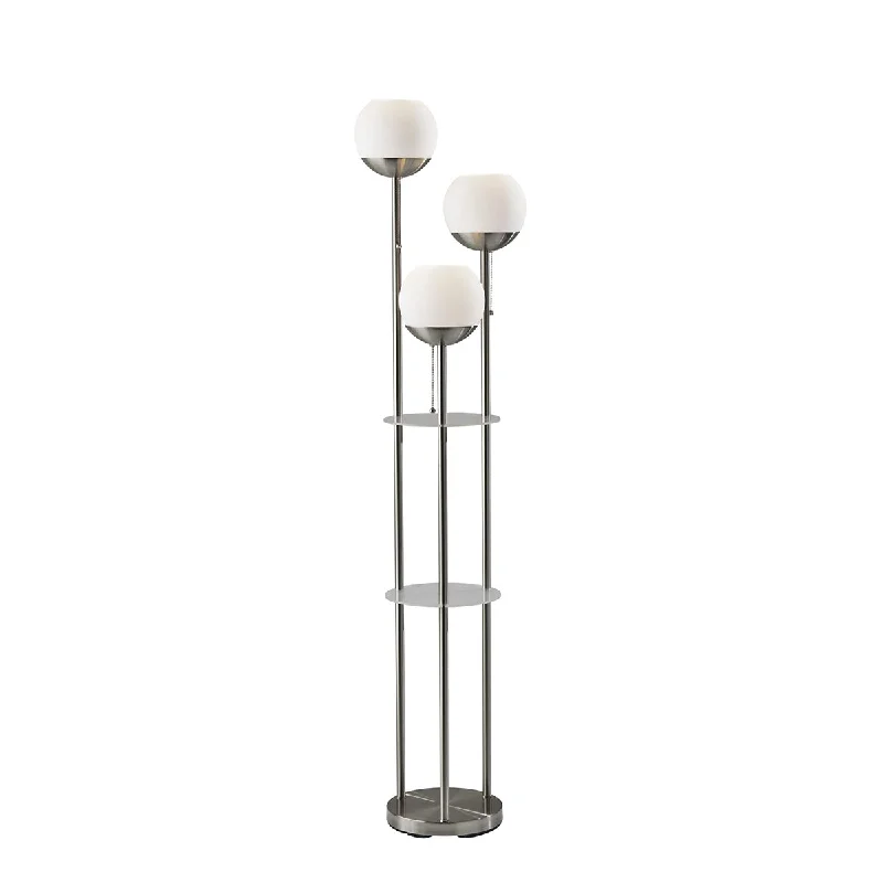 Marble Base Floor Lamp for a Touch of LuxuryBianca Shelf Floor Lamp