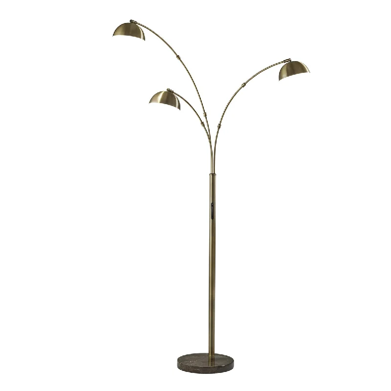 Bohemian Inspired Floor Lamp for Eclectic Home DecorBolton LED 3-Arm Arc Lamp w/ Smart Switch Bohemian Inspired Floor Lamp for Eclectic Home DecorBolton LED 3-Arm Arc Lamp w/ Smart Switch
