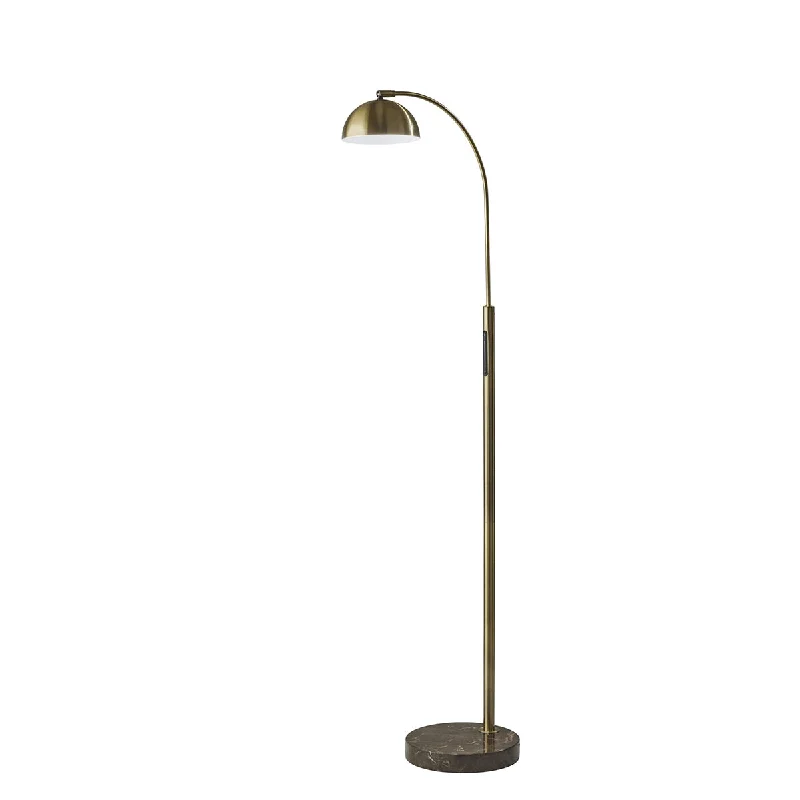 Glass Floor Lamp with Frosted Shades for Soft Diffused LightBolton LED Floor Lamp w/ Smart Switch Glass Floor Lamp with Frosted Shades for Soft Diffused LightBolton LED Floor Lamp w/ Smart Switch