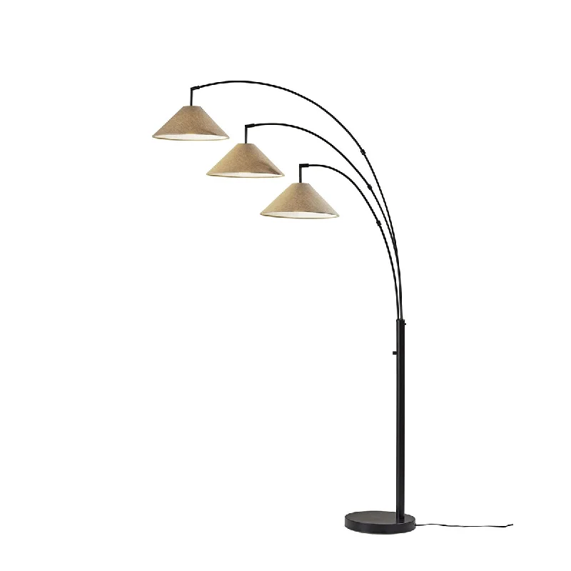  Way Switch Floor Lamp for Multiple Light Intensity LevelsBraxton 3-Arm Arc Lamp