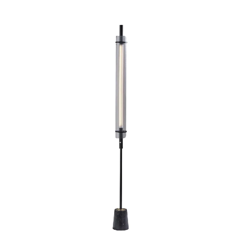 Metal Floor Lamp with a Matte Black Finish for a Sleek LookFlair LED Floor Lamp