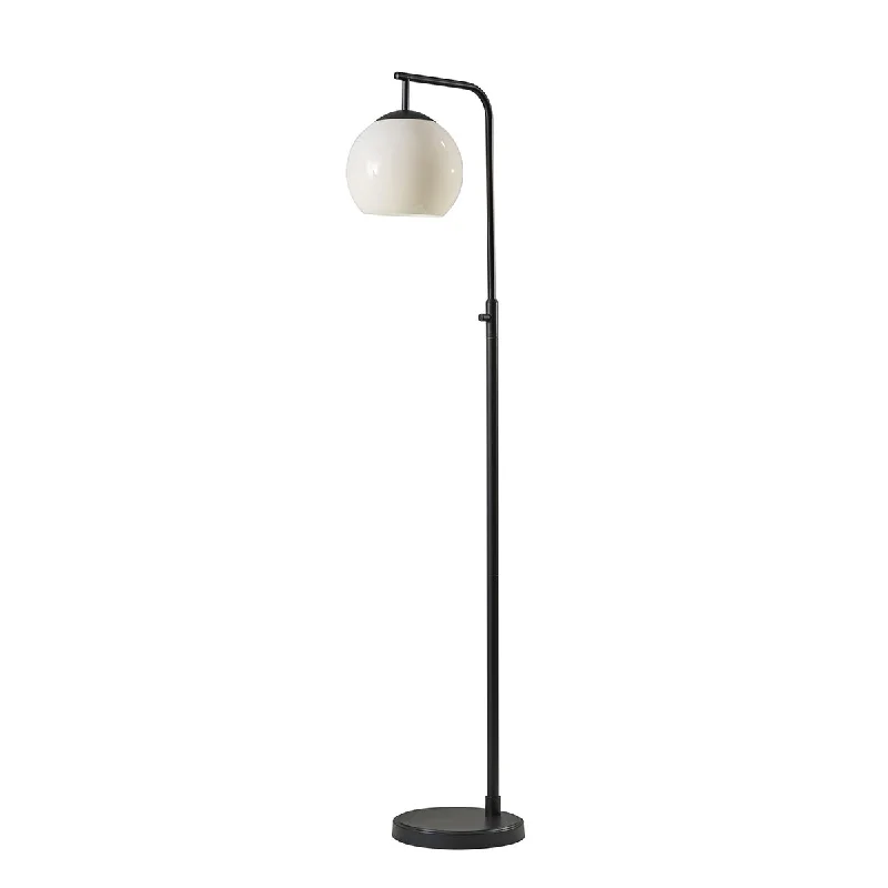 Fabric Floor Lamp with a Linen Shade for a Relaxed AestheticGlobe Floor Lamp