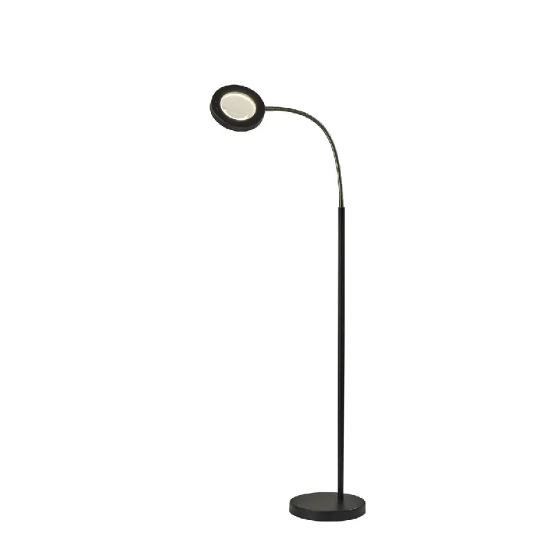 Fabric Floor Lamp with a Linen Shade for a Relaxed AestheticHolmes LED Magnifier Floor Lamp w/Smart Switch Fabric Floor Lamp with a Linen Shade for a Relaxed AestheticHolmes LED Magnifier Floor Lamp w/Smart Switch