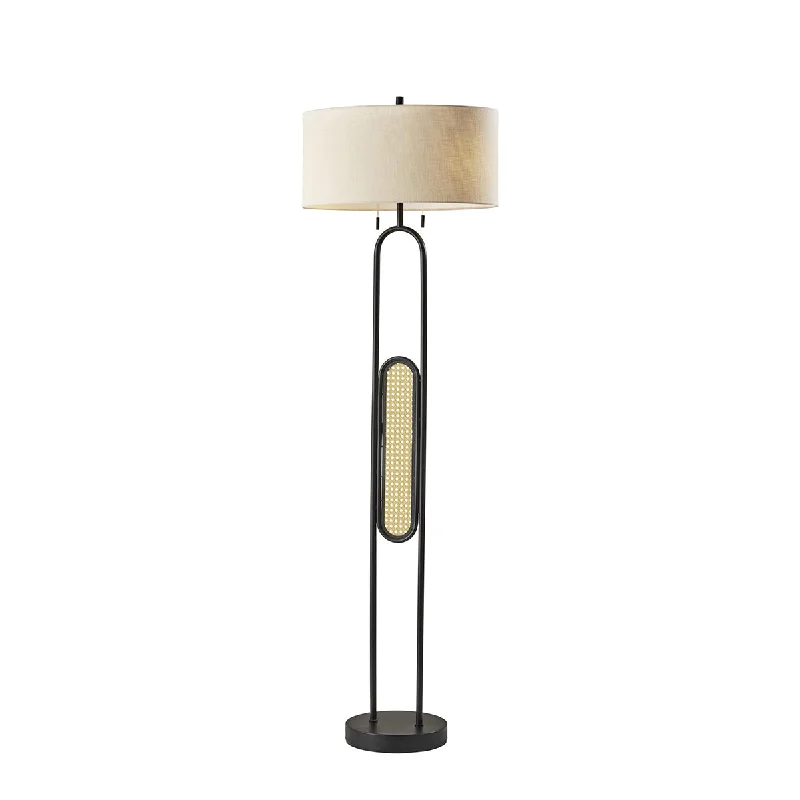 Wood Floor Lamp with Natural Grain for a Warm and Organic FeelLevy Floor Lamp