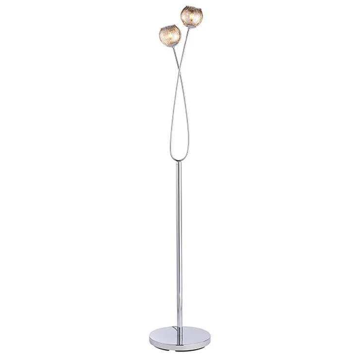 Modern Minimalist Floor Lamp for Contemporary Living RoomsAerith 2-Light Floor Lamp Lamp Chrome Modern Minimalist Floor Lamp for Contemporary Living RoomsAerith 2-Light Floor Lamp Lamp Chrome