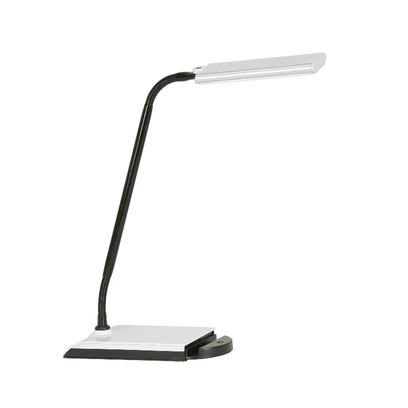 Glass Floor Lamp with Frosted Shades for Soft Diffused LightAini White LED Desk Lamp USB Charger & Phone Slot Glass Floor Lamp with Frosted Shades for Soft Diffused LightAini White LED Desk Lamp USB Charger & Phone Slot