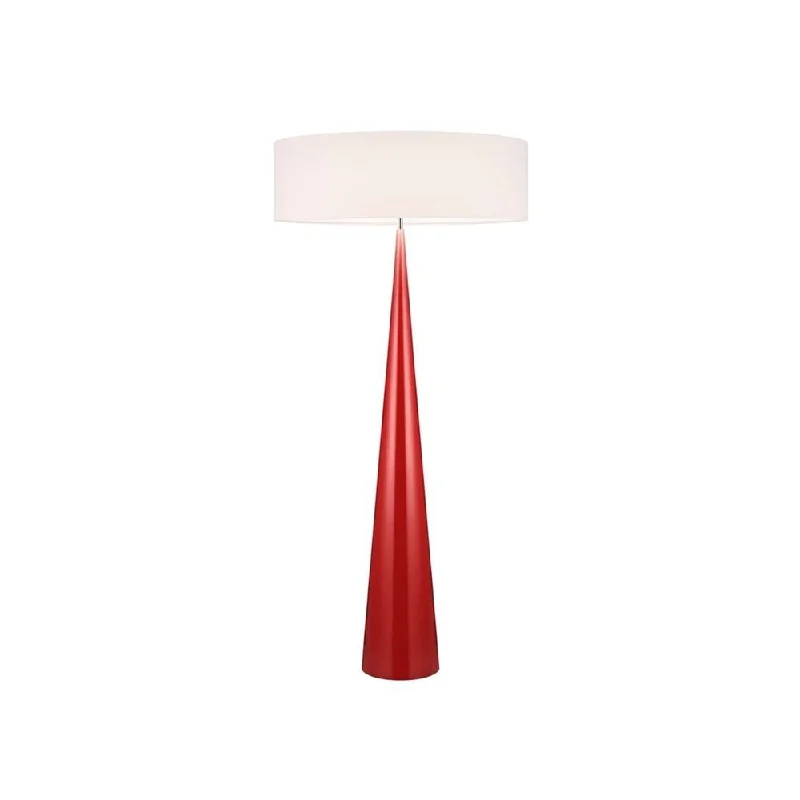 Smart Floor Lamp with Voice Control and Bluetooth ConnectivityBig Glossy Red Floor Cone Lamp, Off-White Shade Smart Floor Lamp with Voice Control and Bluetooth ConnectivityBig Glossy Red Floor Cone Lamp, Off-White Shade