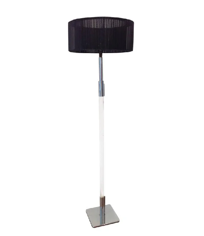 Smart Floor Lamp with Voice Control and Bluetooth ConnectivityCHROME AND LUCITE FLOOR LAMP Smart Floor Lamp with Voice Control and Bluetooth ConnectivityCHROME AND LUCITE FLOOR LAMP