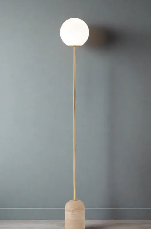 Smart Floor Lamp with Voice Control and Bluetooth ConnectivityCusco Travertine Floor Lamp Smart Floor Lamp with Voice Control and Bluetooth ConnectivityCusco Travertine Floor Lamp