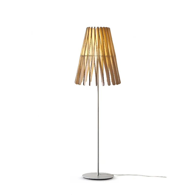 Wood Floor Lamp with Natural Grain for a Warm and Organic FeelFabbian Stick Cone Floor Lamp Wood Floor Lamp with Natural Grain for a Warm and Organic FeelFabbian Stick Cone Floor Lamp