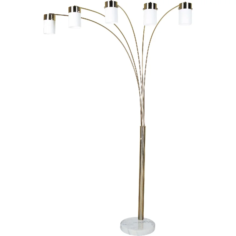 Adjustable Height Floor Lamp for Versatile Lighting NeedsFive Light Gold Metal Floor Lamp By Homeroots Adjustable Height Floor Lamp for Versatile Lighting NeedsFive Light Gold Metal Floor Lamp By Homeroots