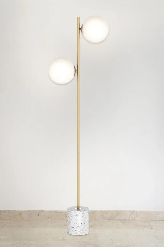 Wood Floor Lamp with Natural Grain for a Warm and Organic FeelGalera Terrazzo Floor Lamp Wood Floor Lamp with Natural Grain for a Warm and Organic FeelGalera Terrazzo Floor Lamp
