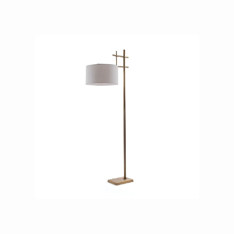 Fabric Floor Lamp with a Linen Shade for a Relaxed AestheticHillard Floor Lamp