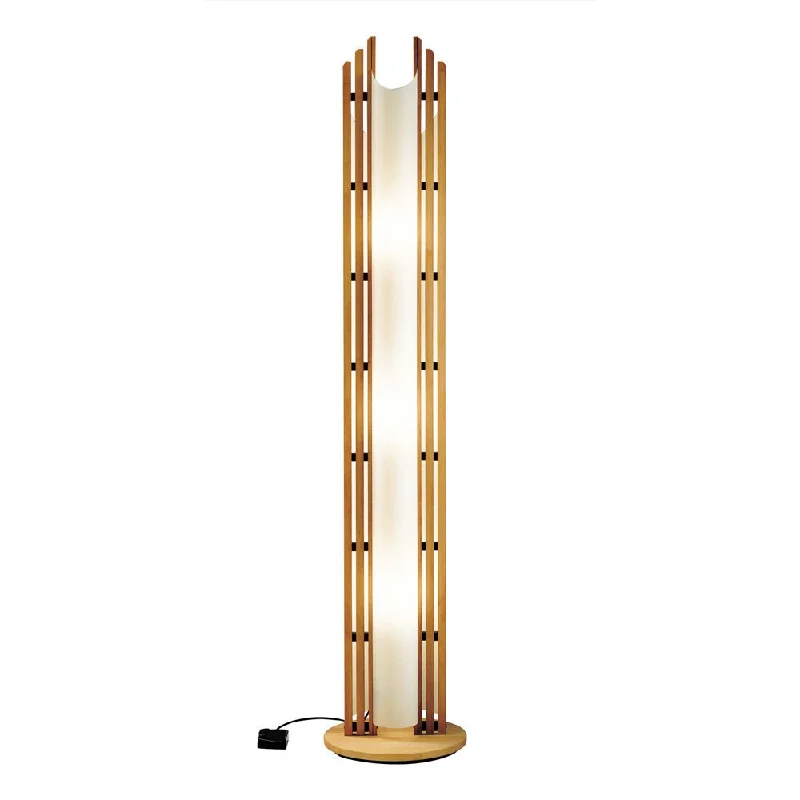 Wood Floor Lamp with Natural Grain for a Warm and Organic FeelJustice Design Domus 3-light Manhattan Beach Wood Floor Lamp Wood Floor Lamp with Natural Grain for a Warm and Organic FeelJustice Design Domus 3-light Manhattan Beach Wood Floor Lamp