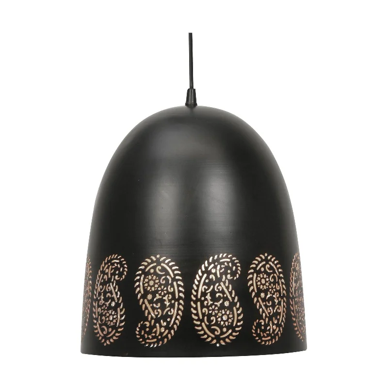 Way Switch Floor Lamp for Multiple Light Intensity LevelsKalpi 27.5cm Metal Black Powder Coated Pendant - Copper Inside Way Switch Floor Lamp for Multiple Light Intensity LevelsKalpi 27.5cm Metal Black Powder Coated Pendant - Copper Inside