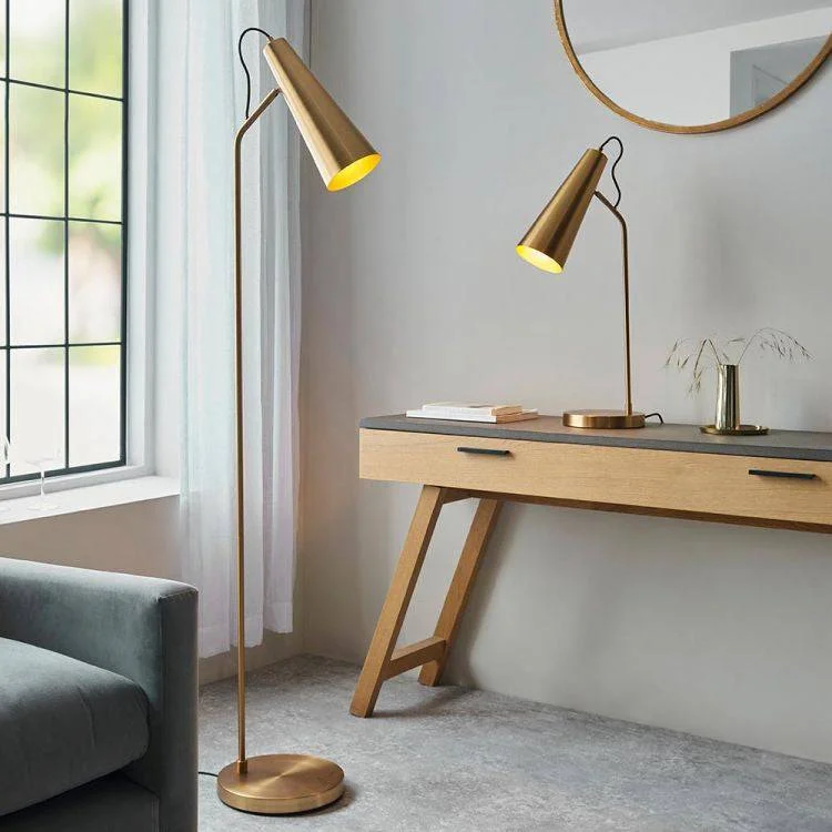 Modern Minimalist Floor Lamp for Contemporary Living RoomsKarna New Task Floor Lamp Antique Brass Modern Minimalist Floor Lamp for Contemporary Living RoomsKarna New Task Floor Lamp Antique Brass