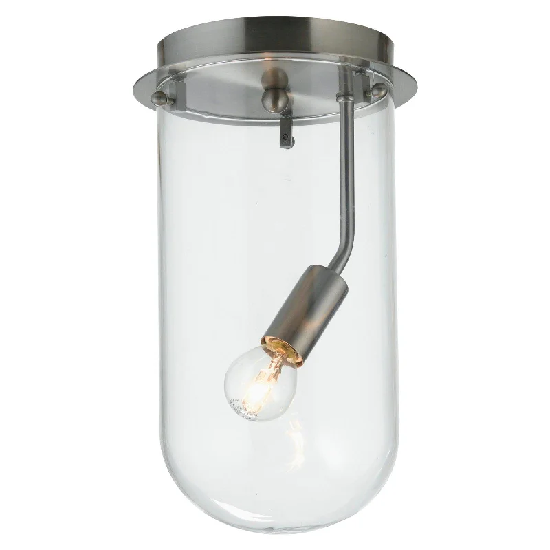 Modern Minimalist Floor Lamp for Contemporary Living RoomsOaks Lighting Mack Antique Chrome & Glass Flush Light Modern Minimalist Floor Lamp for Contemporary Living RoomsOaks Lighting Mack Antique Chrome & Glass Flush Light