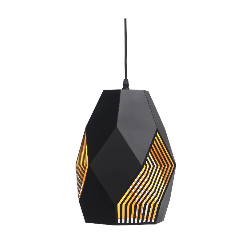Marble Base Floor Lamp for a Touch of LuxuryMelfi Black Laser Cut Fitting With Gold Inner Ceiling Pendant - Large Marble Base Floor Lamp for a Touch of LuxuryMelfi Black Laser Cut Fitting With Gold Inner Ceiling Pendant - Large