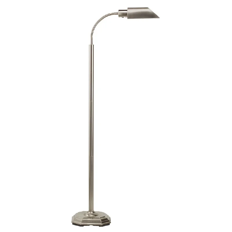 Fabric Floor Lamp with a Linen Shade for a Relaxed AestheticOttLite 25w Alexander Floor Lamp, Brushed Nickel Fabric Floor Lamp with a Linen Shade for a Relaxed AestheticOttLite 25w Alexander Floor Lamp, Brushed Nickel