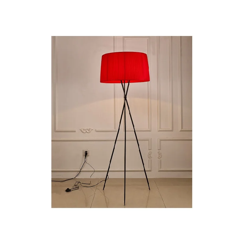 Fabric Floor Lamp with a Linen Shade for a Relaxed AestheticPaige Floor Lamp