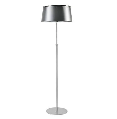Dimmable Floor Lamp for Adjustable Lighting AmbianceSatin Chrome with Silver Shade (Adjustable Height) Dimmable Floor Lamp for Adjustable Lighting AmbianceSatin Chrome with Silver Shade (Adjustable Height)