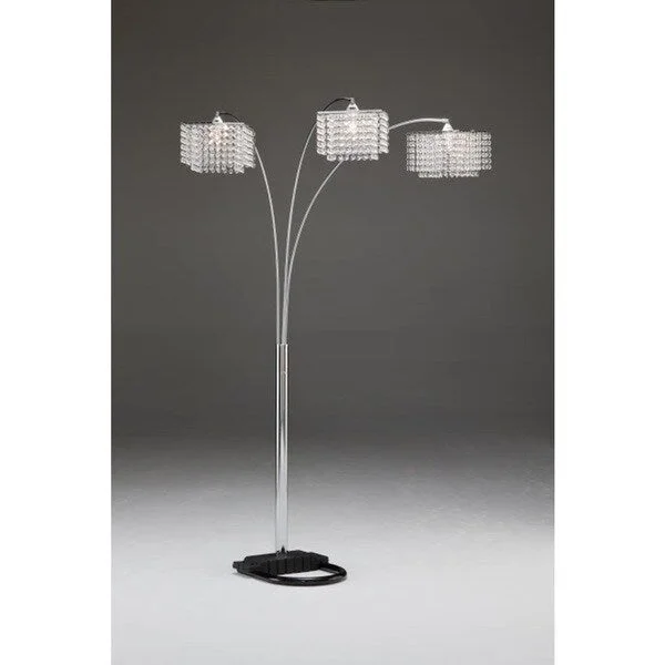Smart Floor Lamp with Voice Control and Bluetooth ConnectivitySilver Crystal Floor Lamp Smart Floor Lamp with Voice Control and Bluetooth ConnectivitySilver Crystal Floor Lamp