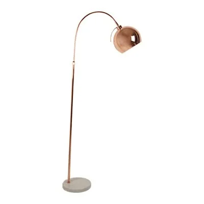 Way Switch Floor Lamp for Multiple Light Intensity LevelsCopper Studio Floor Light with Marble Base Way Switch Floor Lamp for Multiple Light Intensity LevelsCopper Studio Floor Light with Marble Base