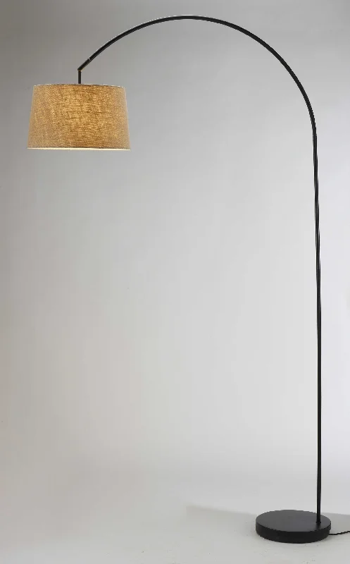 Adjustable Height Floor Lamp for Versatile Lighting NeedsSweeping Curve Floor Lamp in Black Metal Adjustable Height Floor Lamp for Versatile Lighting NeedsSweeping Curve Floor Lamp in Black Metal