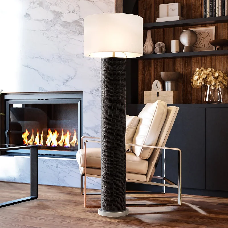 Victorian Style Floor Lamp for Traditional and Elegant InteriorsUEX8103 Scandinavian Floor Lamp 19''W x 19''D x 64''H, Blackened Wood Finish, St. Cloud Collection Victorian Style Floor Lamp for Traditional and Elegant InteriorsUEX8103 Scandinavian Floor Lamp 19''W x 19''D x 64''H, Blackened Wood Finish, St. Cloud Collection