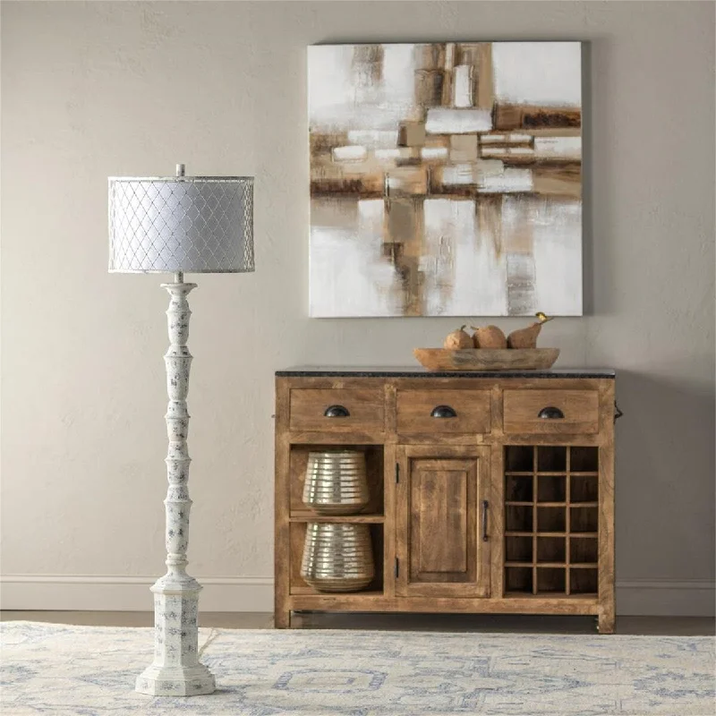 USB Charging Port Floor Lamp for Convenient Device ChargingWhitewash Hand-Finished Floor Lamp USB Charging Port Floor Lamp for Convenient Device ChargingWhitewash Hand-Finished Floor Lamp