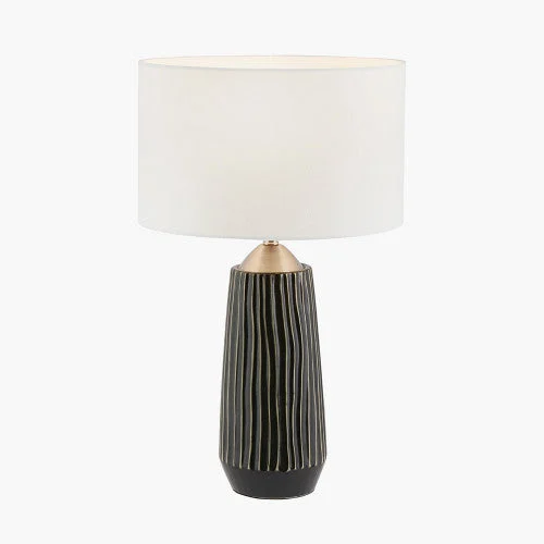 coastal style table lamps with nautical elements for beach housesArtemis Black Textured Ceramic and Brushed Silver Tall Table Lamp coastal style table lamps with nautical elements for beach housesArtemis Black Textured Ceramic and Brushed Silver Tall Table Lamp