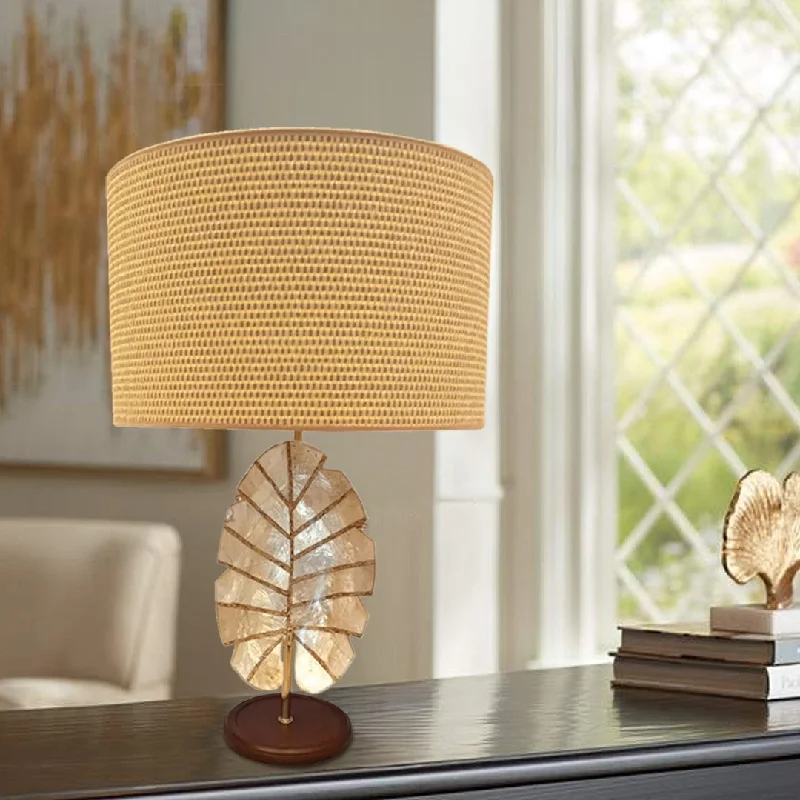 art deco table lamps with geometric shapes for a retro touchBanana Leaf