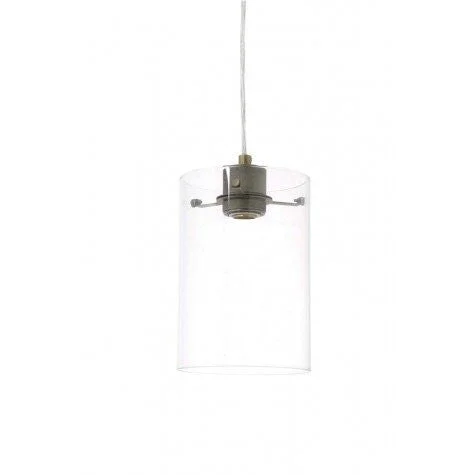 Tropical - Themed Ceiling Lights with Palm - Leaf Shapes and Rattan WrapsBronze Delta Glass Pendant  H: 22 cm W: 15 cm