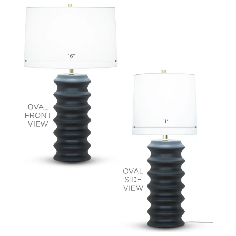 Oval - Off-White Linen Shade