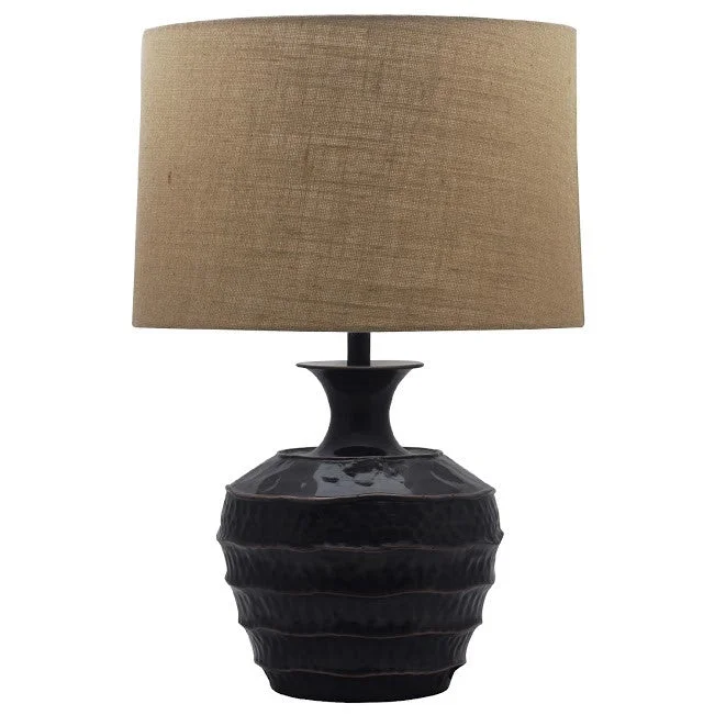 rustic farmhouse table lamps for cozy kitchensDesert Tracks Lamp