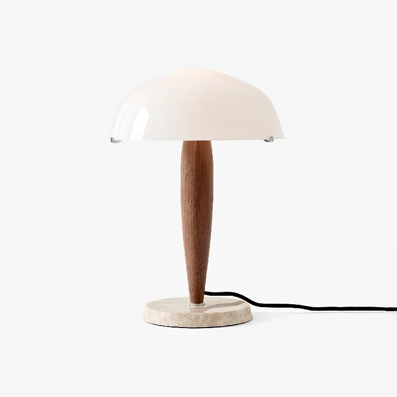 Dark walnut & White