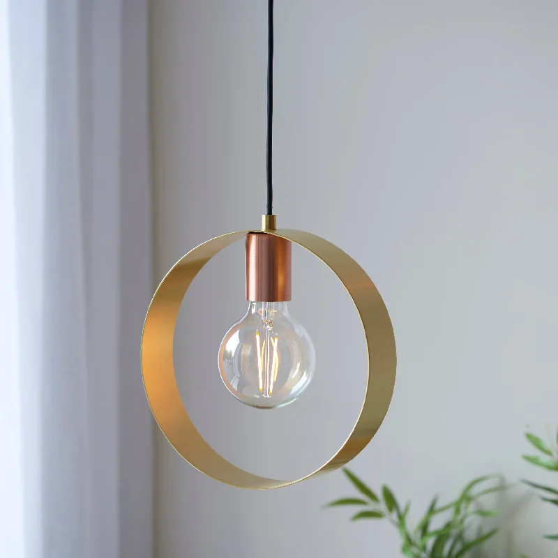 Rustic Ceiling Lights with Reclaimed Wood and Distressed FinishesEndon Hoop Pendant Multi Coloured Rustic Ceiling Lights with Reclaimed Wood and Distressed FinishesEndon Hoop Pendant Multi Coloured