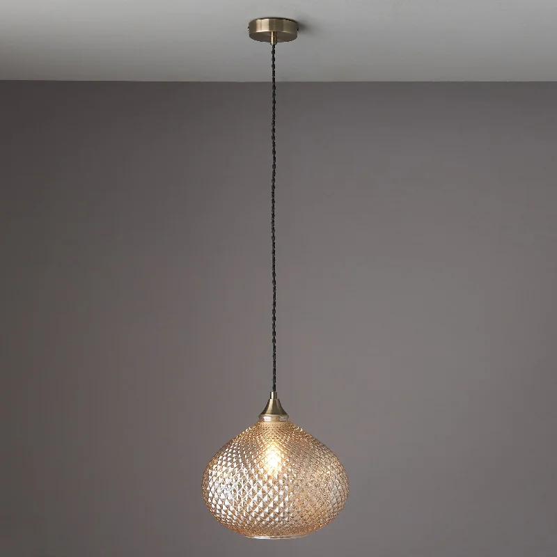 Retro Ceiling Lights Inspired by the 1950s and 1960s DesignEndon Livia Pendant Champagne Glass Retro Ceiling Lights Inspired by the 1950s and 1960s DesignEndon Livia Pendant Champagne Glass
