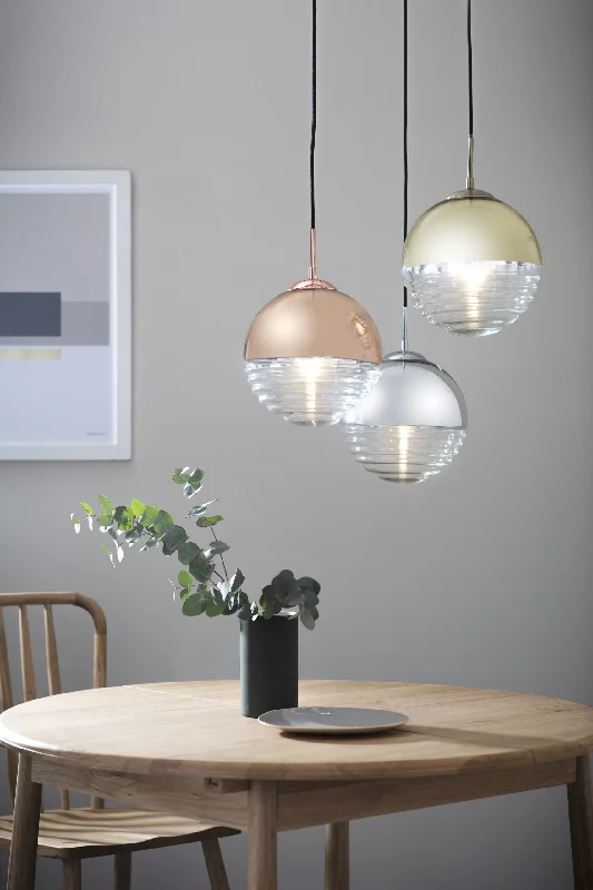 Industrial Style Ceiling Lights with Exposed Bulbs and Metal CagesEndon Paloma Pendant Copper Industrial Style Ceiling Lights with Exposed Bulbs and Metal CagesEndon Paloma Pendant Copper