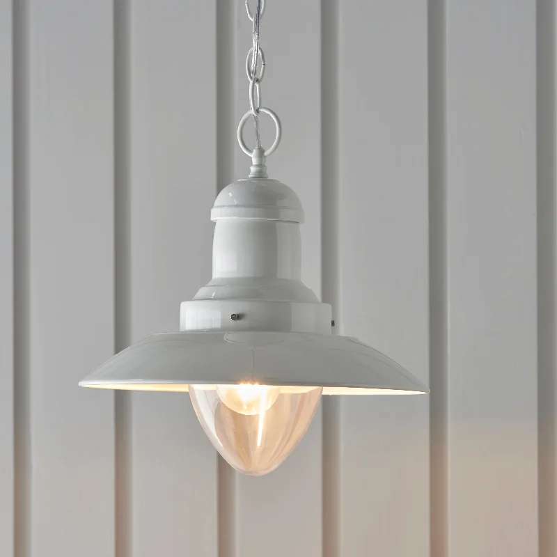 Gothic Ceiling Lights with Dark Metalwork and Pointed ArchesEndon Polperro Nautical Pendant Cream Gloss Gothic Ceiling Lights with Dark Metalwork and Pointed ArchesEndon Polperro Nautical Pendant Cream Gloss
