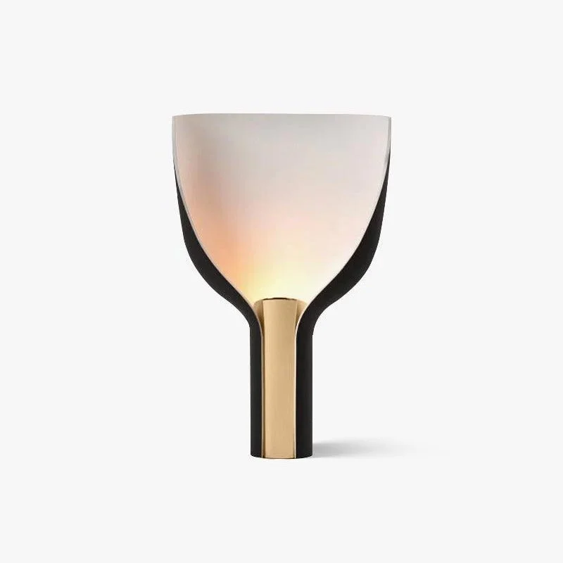 leather table lamps with a distressed texture for a rugged charmHalf-Funnel Table Light leather table lamps with a distressed texture for a rugged charmHalf-Funnel Table Light