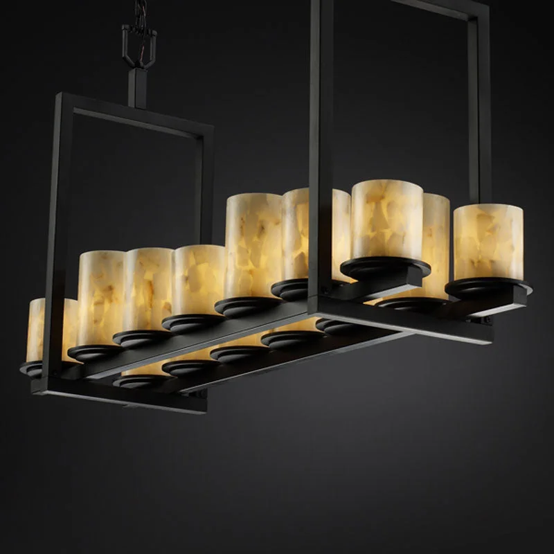 Mediterranean - Style Ceiling Lights with Terra - Cotta and Ceramic DetailsJustice Designs Alabaster Rocks! ALR-8769-10-MBLK Pendant Light - Matte Black Mediterranean - Style Ceiling Lights with Terra - Cotta and Ceramic DetailsJustice Designs Alabaster Rocks! ALR-8769-10-MBLK Pendant Light - Matte Black