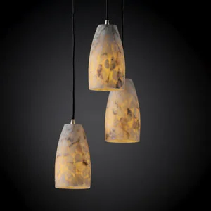 Rustic Ceiling Lights with Reclaimed Wood and Distressed FinishesJustice Designs Alabaster Rocks! ALR-8864-28-NCKL Pendant Light - Brushed Nickel Rustic Ceiling Lights with Reclaimed Wood and Distressed FinishesJustice Designs Alabaster Rocks! ALR-8864-28-NCKL Pendant Light - Brushed Nickel