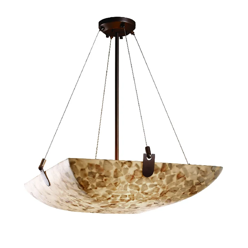 Victorian - Inspired Ceiling Lights with Ornate Crystal ChandeliersJustice Designs Alabaster Rocks! ALR-9622-25-DBRZ-LED5-5000 Pendant Light - Dark Bronze Victorian - Inspired Ceiling Lights with Ornate Crystal ChandeliersJustice Designs Alabaster Rocks! ALR-9622-25-DBRZ-LED5-5000 Pendant Light - Dark Bronze