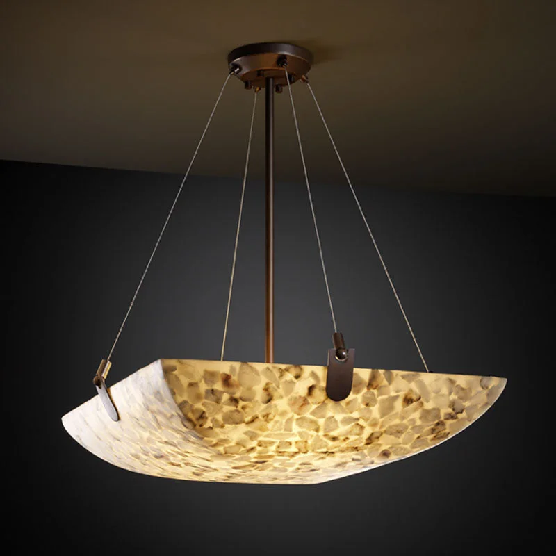Metal Ceiling Lights in Brass, Copper, Stainless Steel, and IronJustice Designs Alabaster Rocks! ALR-9622-25-DBRZ Pendant Light - Dark Bronze Metal Ceiling Lights in Brass, Copper, Stainless Steel, and IronJustice Designs Alabaster Rocks! ALR-9622-25-DBRZ Pendant Light - Dark Bronze