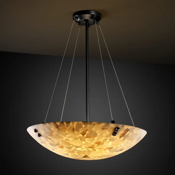 Metal Ceiling Lights in Brass, Copper, Stainless Steel, and IronJustice Designs Alabaster Rocks! ALR-9667-35-MBLK-F3-LED6-6000 Pendant Light - Matte Black Metal Ceiling Lights in Brass, Copper, Stainless Steel, and IronJustice Designs Alabaster Rocks! ALR-9667-35-MBLK-F3-LED6-6000 Pendant Light - Matte Black