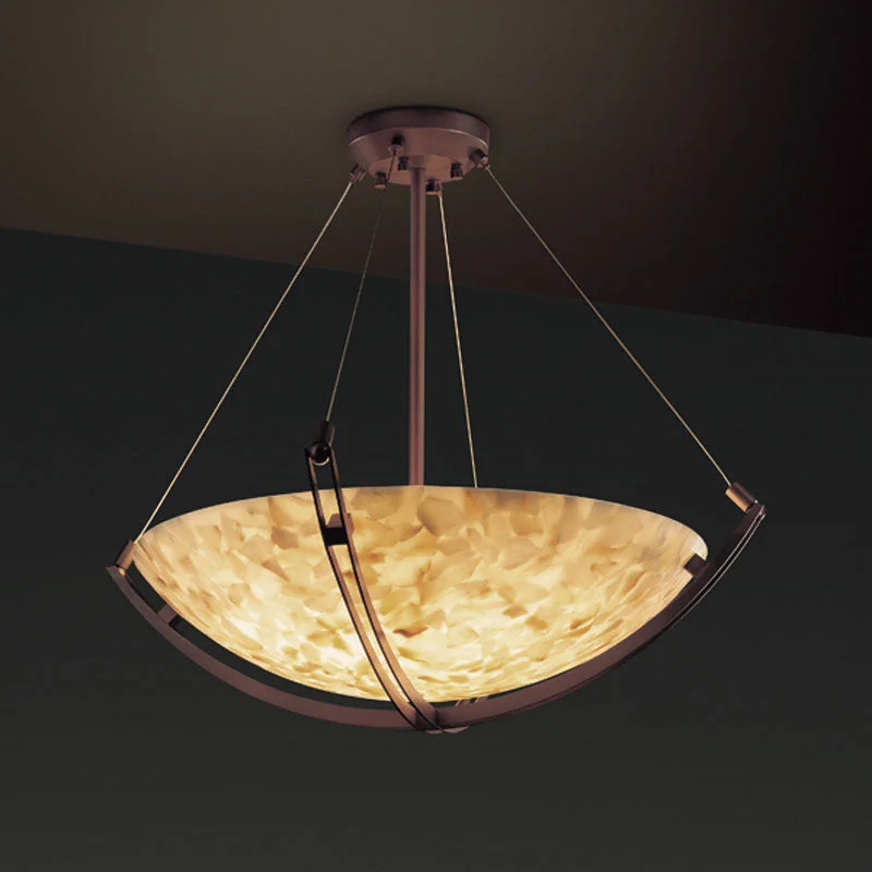 Bohemian Ceiling Lights with Beads, Tassels, and Colorful GlassJustice Designs Alabaster Rocks! ALR-9721-35-DBRZ Pendant Light - Dark Bronze Bohemian Ceiling Lights with Beads, Tassels, and Colorful GlassJustice Designs Alabaster Rocks! ALR-9721-35-DBRZ Pendant Light - Dark Bronze