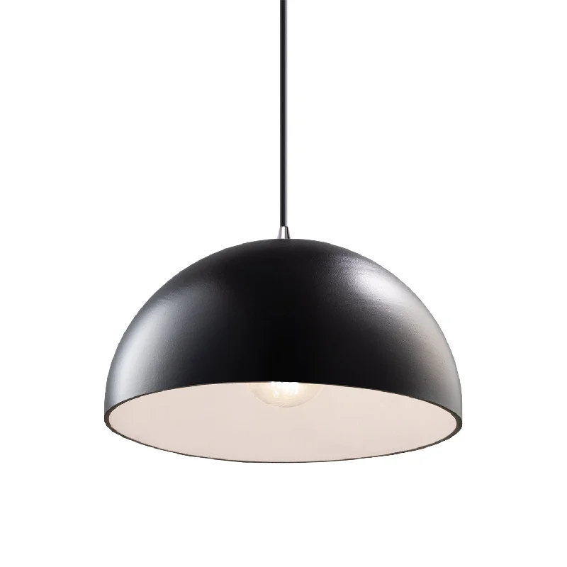 Retro Ceiling Lights Inspired by the 1950s and 1960s DesignJustice Designs Radiance CER-6250-CRB-CROM-BKCD Pendant Light - Carbon - Matte Black Retro Ceiling Lights Inspired by the 1950s and 1960s DesignJustice Designs Radiance CER-6250-CRB-CROM-BKCD Pendant Light - Carbon - Matte Black