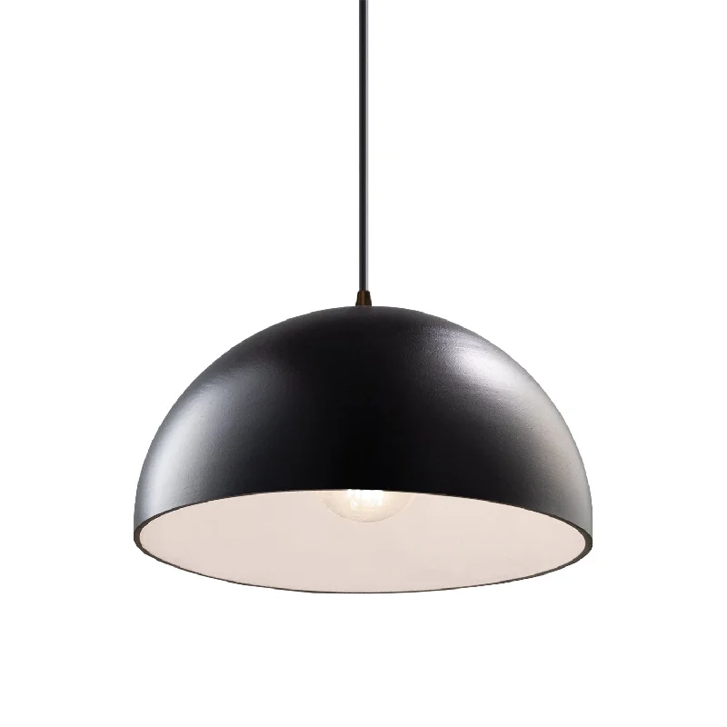 African - Inspired Ceiling Lights with Tribal Patterns and Natural MaterialsJustice Designs Radiance CER-6250-CRB-DBRZ-BKCD Pendant Light - Carbon - Matte Black African - Inspired Ceiling Lights with Tribal Patterns and Natural MaterialsJustice Designs Radiance CER-6250-CRB-DBRZ-BKCD Pendant Light - Carbon - Matte Black